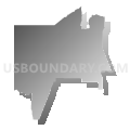 District 1A, De Soto Parish, Louisiana (Gray Gradient Fill with Shadow)