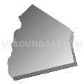 Enfield town, Penobscot County, Maine (Gray Gradient Fill with Shadow)