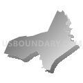 District 4, Chestertown, Kent County, Maryland (Gray Gradient Fill with Shadow)
