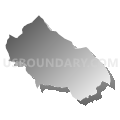 District 6, Patuxent, St. Mary's County, Maryland (Gray Gradient Fill with Shadow)
