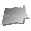 Buckland town, Franklin County, Massachusetts (Gray Gradient Fill with Shadow)