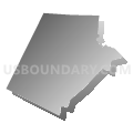Concord town, Middlesex County, Massachusetts (Gray Gradient Fill with Shadow)