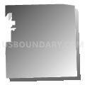 Lima township, Washtenaw County, Michigan (Gray Gradient Fill with Shadow)