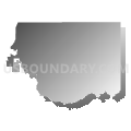 District 5, Stone County, Mississippi (Gray Gradient Fill with Shadow)
