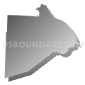 Plattin township, Jefferson County, Missouri (Gray Gradient Fill with Shadow)