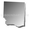 Taber township, St. Clair County, Missouri (Gray Gradient Fill with Shadow)