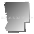 Benton township, Linn County, Missouri (Gray Gradient Fill with Shadow)
