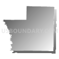 Liberty township, Stoddard County, Missouri (Gray Gradient Fill with Shadow)