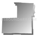 Richland township, Stoddard County, Missouri (Gray Gradient Fill with Shadow)