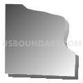 Sweet Home township, Clark County, Missouri (Gray Gradient Fill with Shadow)