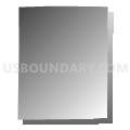 Kinder township, Cape Girardeau County, Missouri (Gray Gradient Fill with Shadow)
