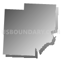 Liberty township, Saline County, Missouri (Gray Gradient Fill with Shadow)