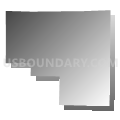 Concord township, Washington County, Missouri (Gray Gradient Fill with Shadow)