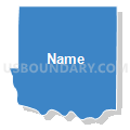 Fairdale-Logan precinct, Howard County, Nebraska (Solid Fill with Shadow)