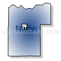 St. Paul precinct, Howard County, Nebraska (Radial Fill with Shadow)