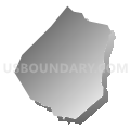 Wharton borough, Morris County, New Jersey (Gray Gradient Fill with Shadow)