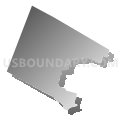 Mahwah township, Bergen County, New Jersey (Gray Gradient Fill with Shadow)