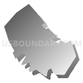 National Park borough, Gloucester County, New Jersey (Gray Gradient Fill with Shadow)