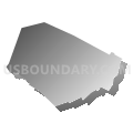South Orange Village township, Essex County, New Jersey (Gray Gradient Fill with Shadow)