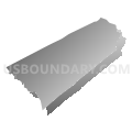 Moorestown township, Burlington County, New Jersey (Gray Gradient Fill with Shadow)