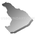 Alexandria township, Hunterdon County, New Jersey (Gray Gradient Fill with Shadow)
