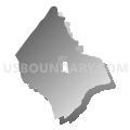 Raritan township, Hunterdon County, New Jersey (Gray Gradient Fill with Shadow)