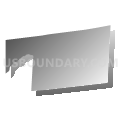 Kent town, Putnam County, New York (Gray Gradient Fill with Shadow)