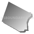 Blenheim town, Schoharie County, New York (Gray Gradient Fill with Shadow)