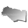 Conrad Hill township, Davidson County, North Carolina (Gray Gradient Fill with Shadow)