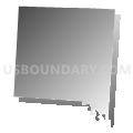 Eagle Mills township, Iredell County, North Carolina (Gray Gradient Fill with Shadow)