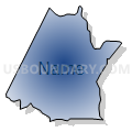 Ferrells township, Nash County, North Carolina (Radial Fill with Shadow)