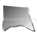 Township 9, Deweese, Mecklenburg County, North Carolina (Gray Gradient Fill with Shadow)