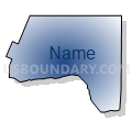 Nahunta township, Wayne County, North Carolina (Radial Fill with Shadow)