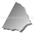 Ridenhour township, Stanly County, North Carolina (Gray Gradient Fill with Shadow)