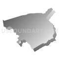 Morgan township, Rutherford County, North Carolina (Gray Gradient Fill with Shadow)