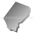 Buckhorn township, Harnett County, North Carolina (Gray Gradient Fill with Shadow)