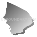 Wake Forest township, Wake County, North Carolina (Gray Gradient Fill with Shadow)