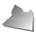 Township 2, Pollocksville, Jones County, North Carolina (Gray Gradient Fill with Shadow)