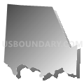 Monroe township, Pickaway County, Ohio (Gray Gradient Fill with Shadow)