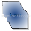 Buffalo CCD, Harper County, Oklahoma (Radial Fill with Shadow)