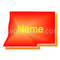Oklahoma City Northeast CCD, Oklahoma County, Oklahoma (Bright Blending Fill with Shadow)