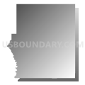 Elk City CCD, Beckham County, Oklahoma (Gray Gradient Fill with Shadow)