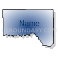 North Alfalfa CCD, Alfalfa County, Oklahoma (Radial Fill with Shadow)