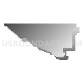 Umapine CCD, Umatilla County, Oregon (Gray Gradient Fill with Shadow)
