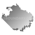 East Hopewell township, York County, Pennsylvania (Gray Gradient Fill with Shadow)