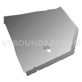 Conyngham township, Columbia County, Pennsylvania (Gray Gradient Fill with Shadow)