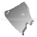 Lower Windsor township, York County, Pennsylvania (Gray Gradient Fill with Shadow)