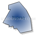 New Salem borough, York County, Pennsylvania (Radial Fill with Shadow)
