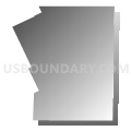Greene township, Erie County, Pennsylvania (Gray Gradient Fill with Shadow)