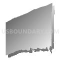 Springfield township, Erie County, Pennsylvania (Gray Gradient Fill with Shadow)